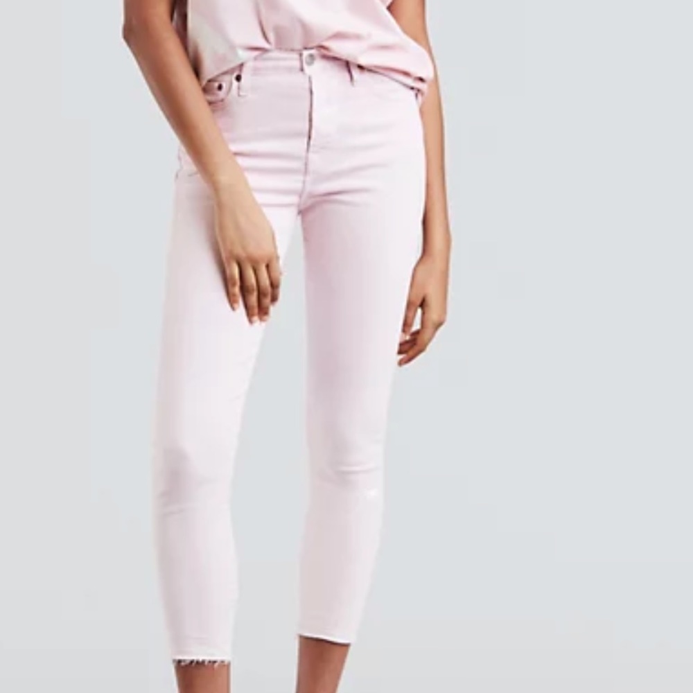 Levi’s pink wedgie jeans skinny
